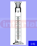 Measuring Cylinders, with interchangeable Polythelene stopper, Class 'B' DIN 12685